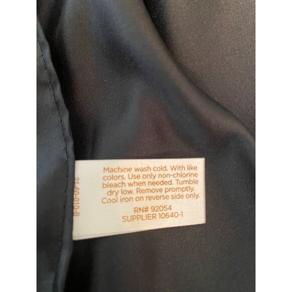 Decree Black & Gray Faux Fur Vest With Satin Lining XS - Picture 5 of 10